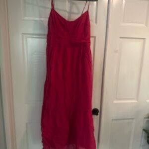 Universal Thread Vibrant Pink High Low Dress